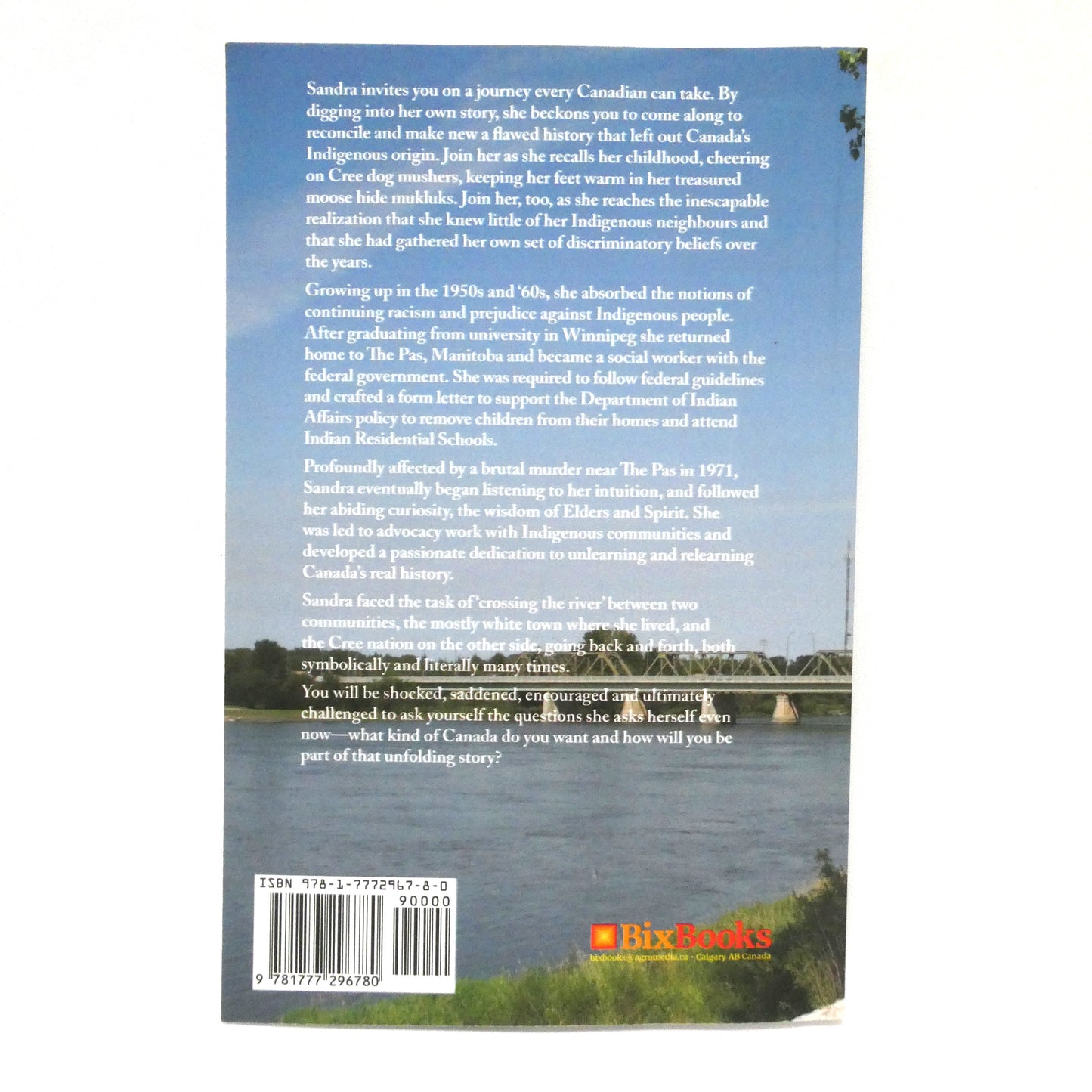 CROSSING THE RIVER, An Unsettling Memoir, by Sandra Hayes-Gardiner (1st Ed. SIGNED)