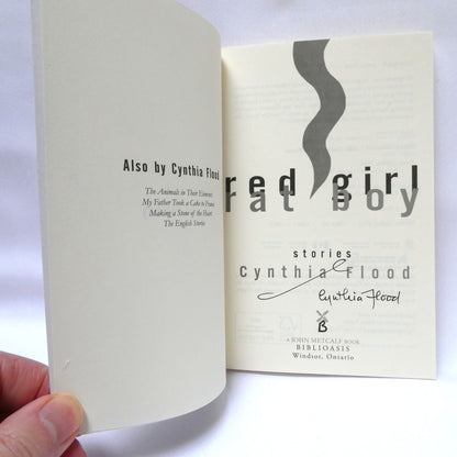 RED GIRL RAT BOY, Stories by Cynthia Flood (1st Ed. SIGNED)