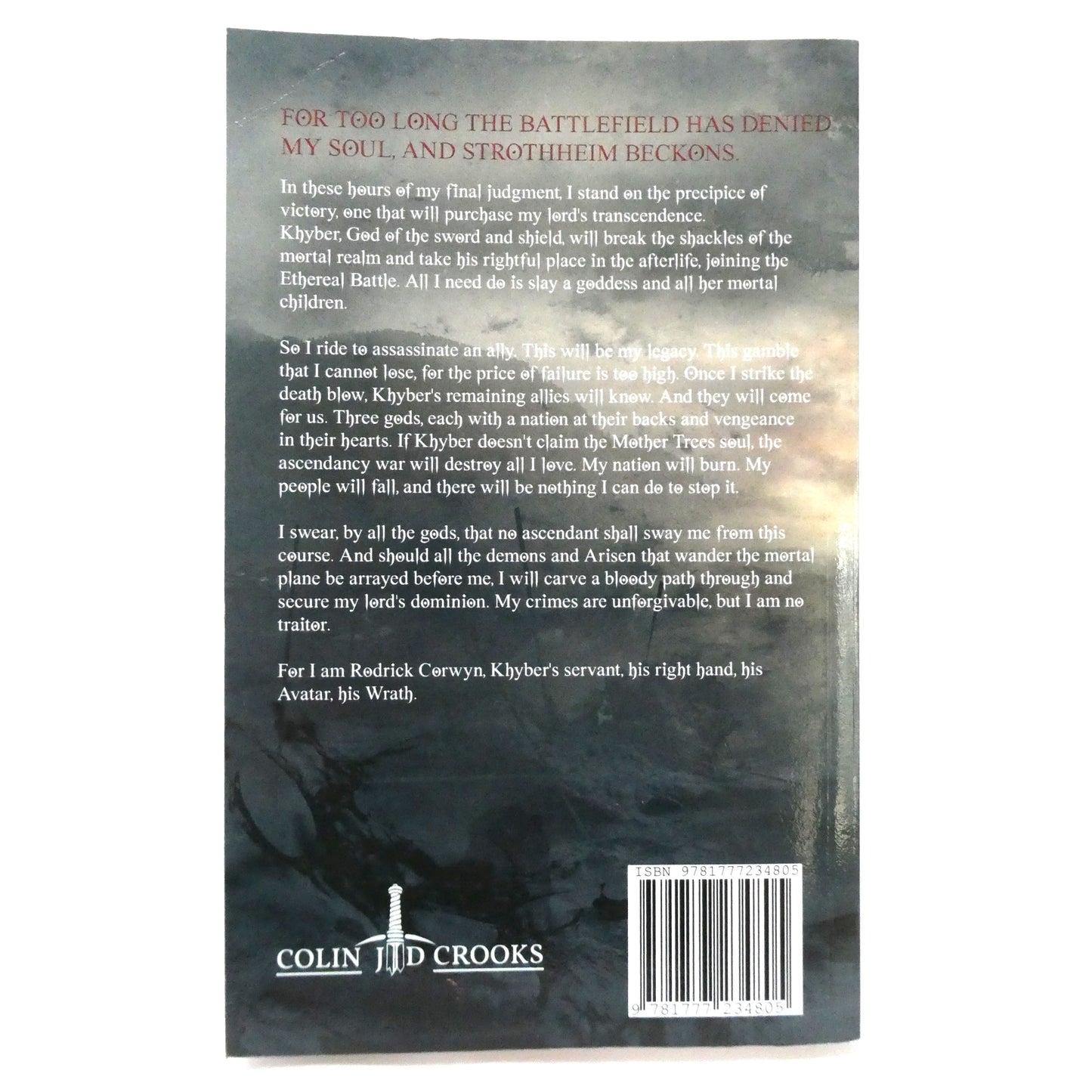 ARISEN, THE SHARDS OF ETHERIOUS, A Fantasy Novel by Colin J.D. Crooks (1st Ed. SIGNED)