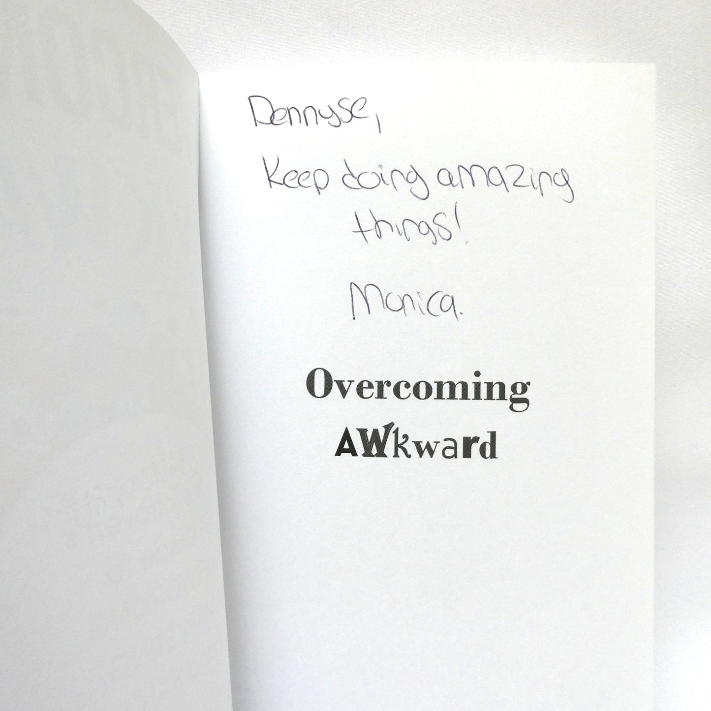OVERCOMING AWKWARD, The Introvert's Guide to Networking, Marketing, and Sales, by Monica Parkin (1st Ed. SIGNED)