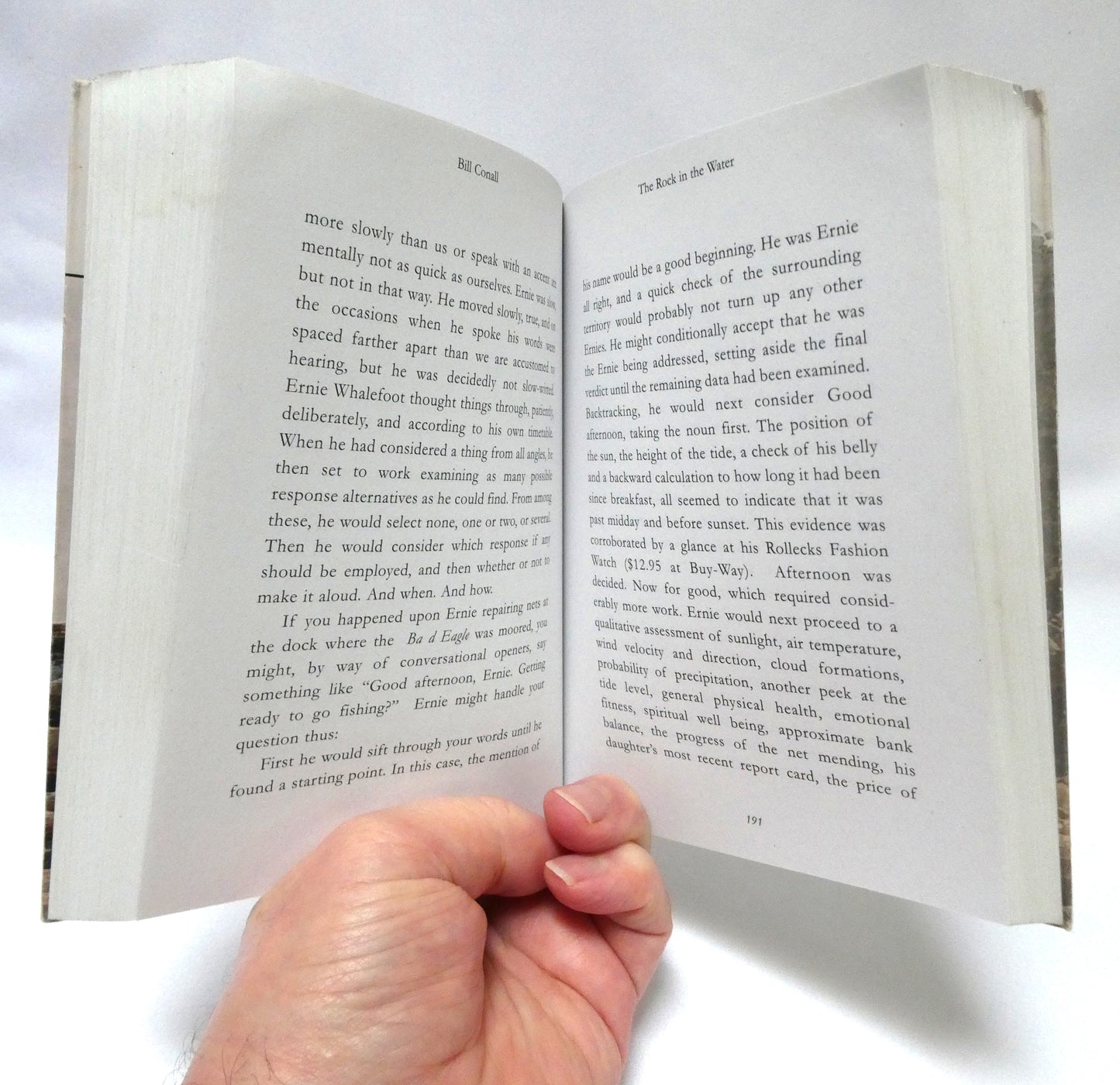 THE ROCK IN THE WATER, Short Stories by Bill Conall (1st Ed. SIGNED)