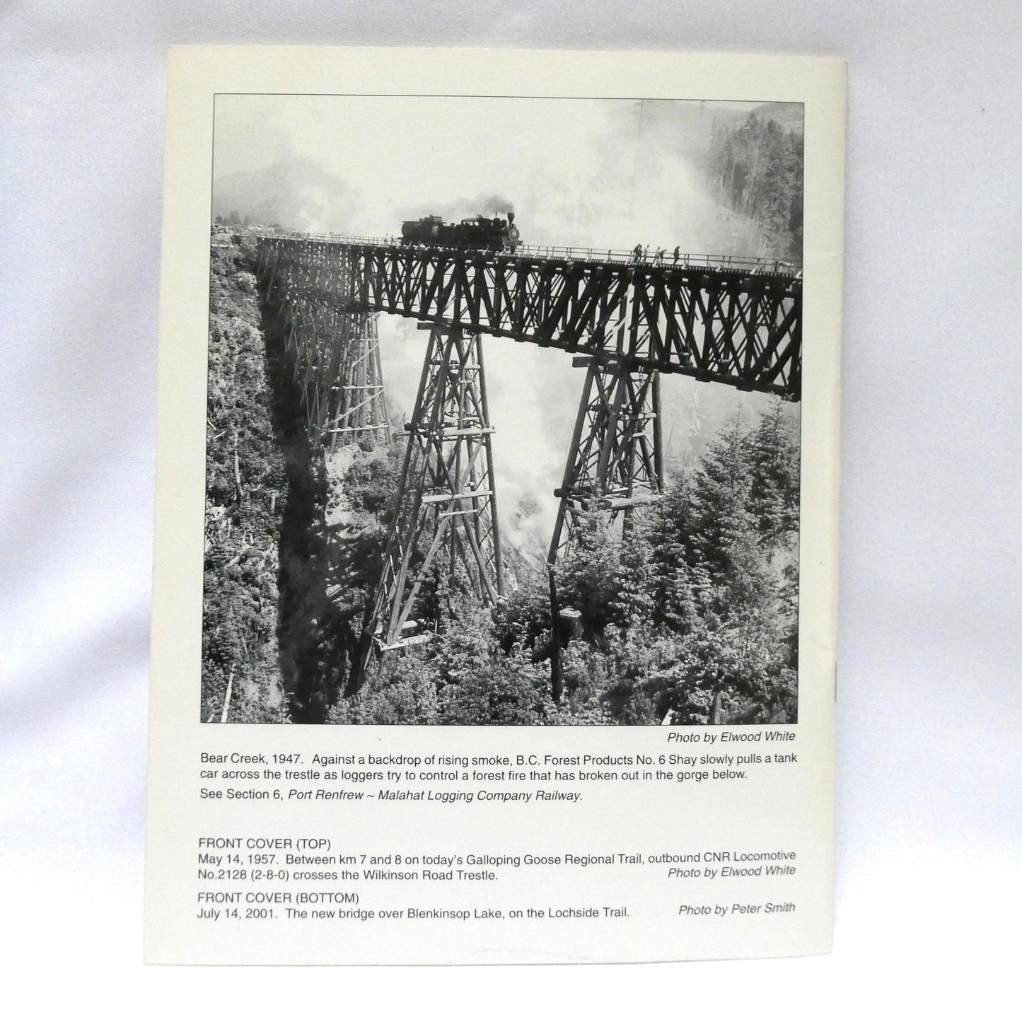 GHOSTS ON THE GRADE, Hiking and Biking Abandoned Railways on Southern Vancouver Island, by Ian Baird and Peter Smith (1st Ed. SIGNED)