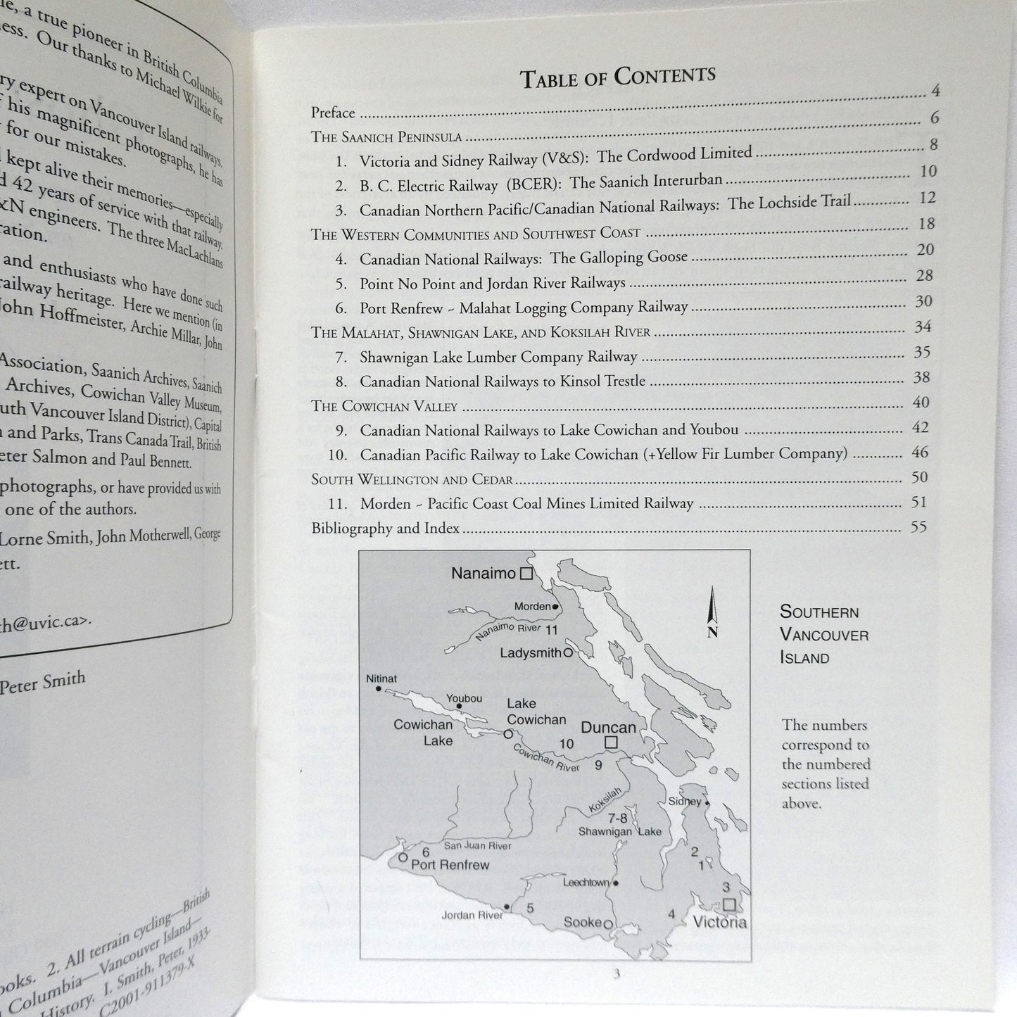 GHOSTS ON THE GRADE, Hiking and Biking Abandoned Railways on Southern Vancouver Island, by Ian Baird and Peter Smith (1st Ed. SIGNED)