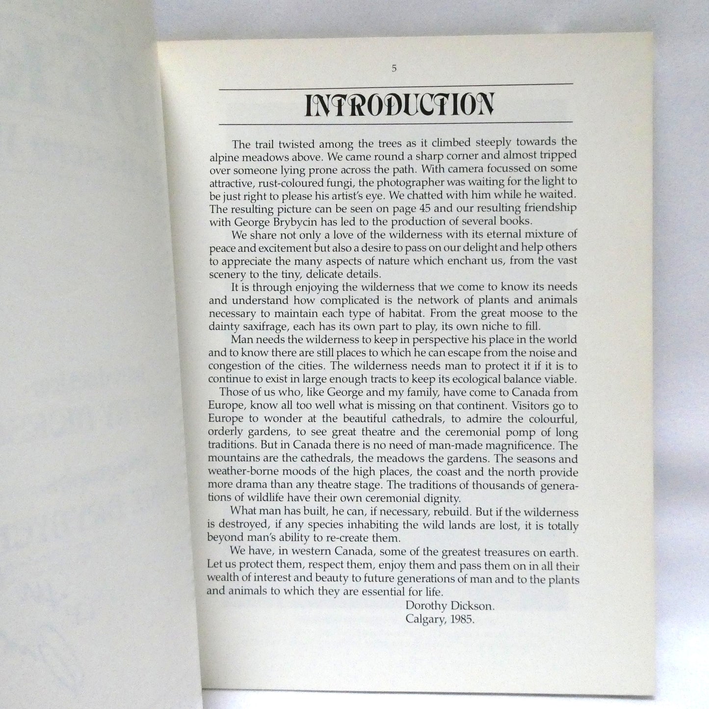 ENCHANTED WILDERNESS, Canada's Western Wonderlands, by George Brybycin (1st Ed. SIGNED)