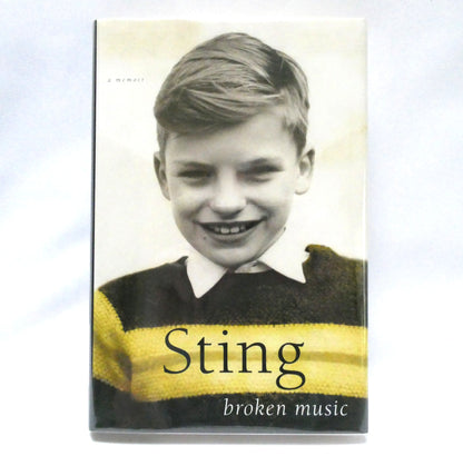 STING, broken music, a memoir by Sting (1st Ed. SIGNED)