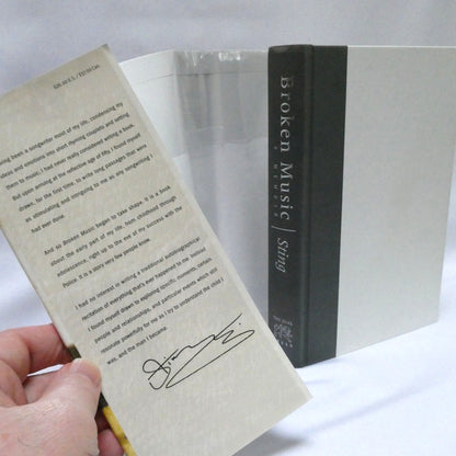 STING, broken music, a memoir by Sting (1st Ed. SIGNED)