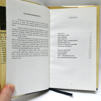 STARNATIONS, A True Heart's Perspective On Human Origins And The Mysteries Of Egypt, by Stephane Wuttunee (1st Ed. SIGNED)