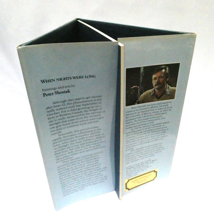 WHEN NIGHTS WERE LONG, Paintings and Text by Peter Shostak (1st Ed. SIGNED)