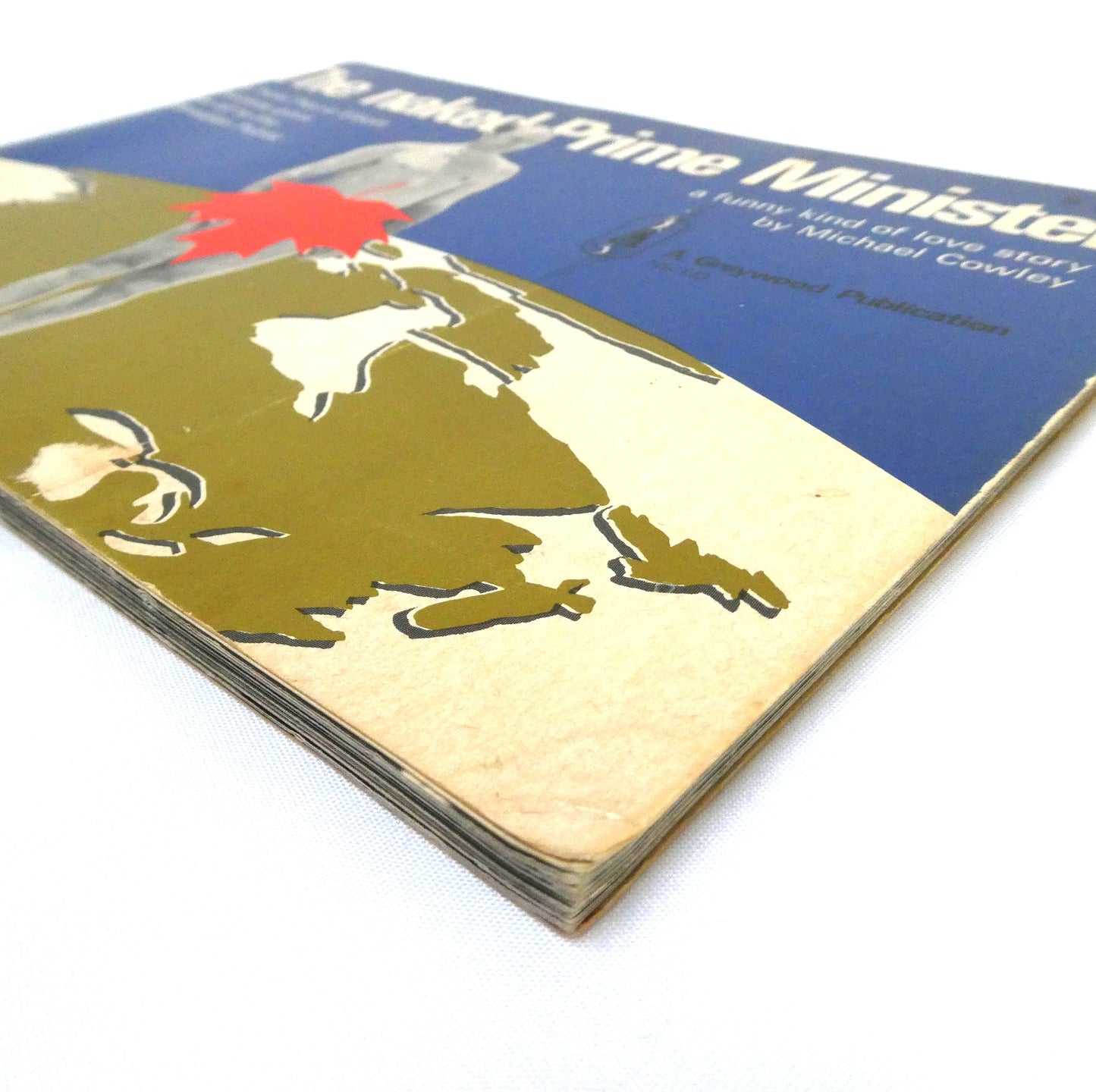 THE NAKED PRIME MINISTER, or how Pierre Elliott Trudeau gave his all to the Canadian Public, a funny kind of love story by Michael Cowley (1969 1st Ed.)