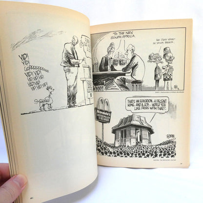 PORTFOOLIO 10, The Year's Best Canadian Editorial Cartoons, Text by Ken MacQueen, Edited by Guy Badeaux  (1994 1st Ed.)