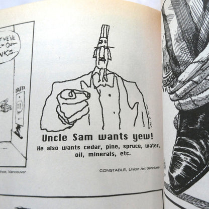 PORTFOOLIO 10, The Year's Best Canadian Editorial Cartoons, Text by Ken MacQueen, Edited by Guy Badeaux  (1994 1st Ed.)