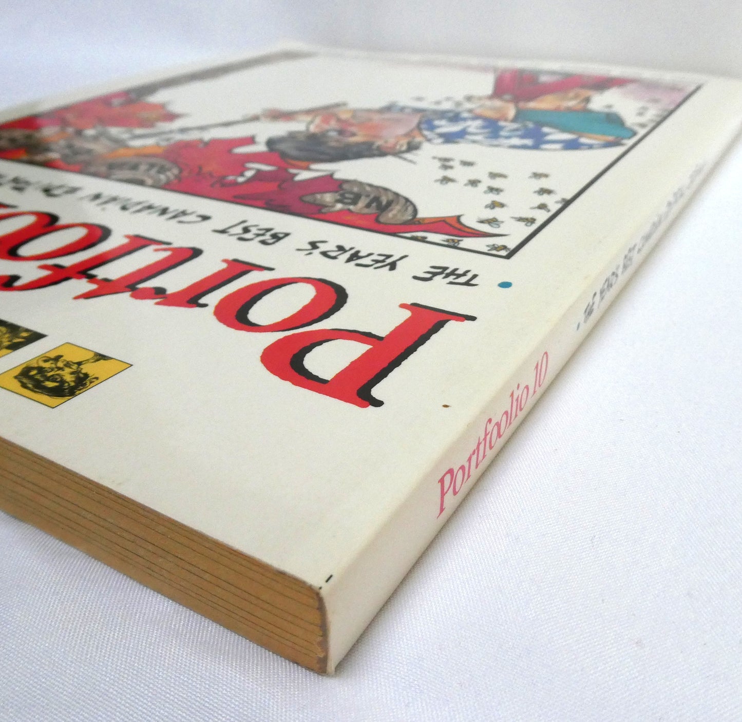 PORTFOOLIO 10, The Year's Best Canadian Editorial Cartoons, Text by Ken MacQueen, Edited by Guy Badeaux  (1994 1st Ed.)