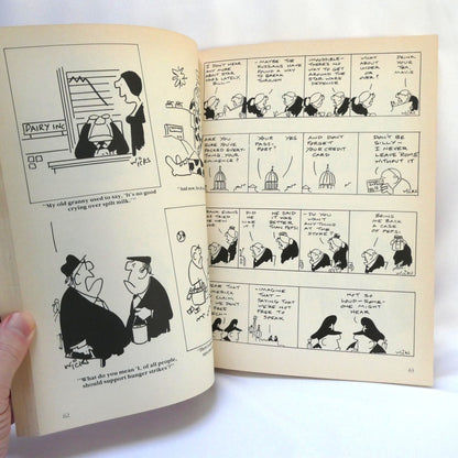 THE FIRST BEN WICKS TREASURY, Cartoons by Ben Wicks (1985 1st Ed.)