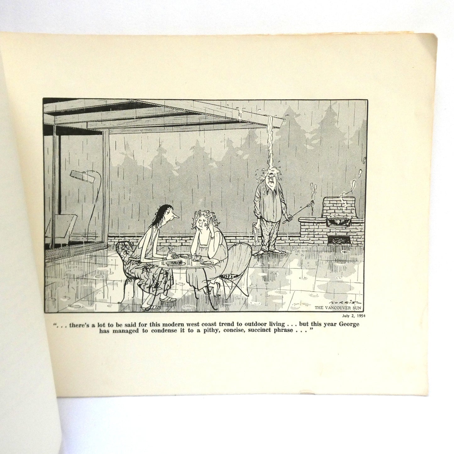 NORRIS, 4th Annual Collection of 102 Cartoons from The Vancouver Sun (1955 1st Ed.)