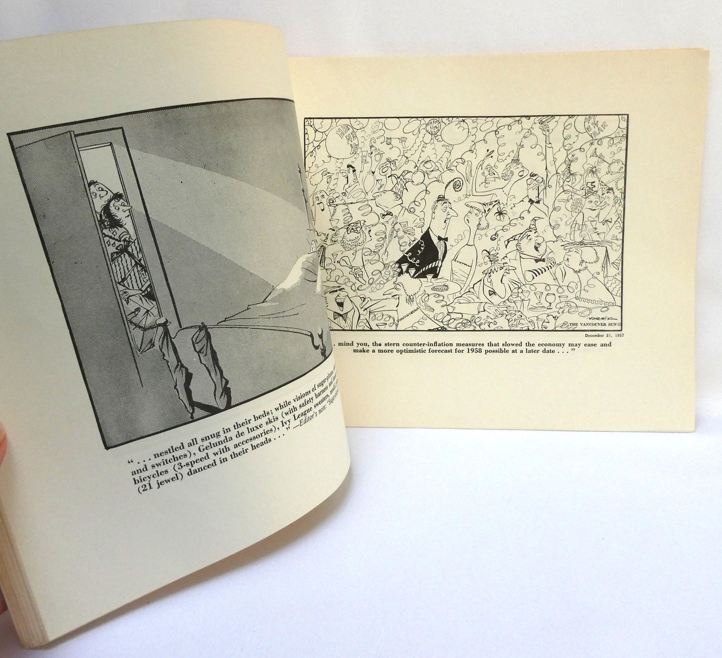NORRIS, 7th Annual Collection of 101 Cartoons from The Vancouver Sun (1958 1st Ed.)