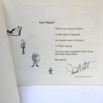 NORRIS, 24th Annual Collection of 101 Cartoons from The Vancouver Sun (1975 1st Ed.)