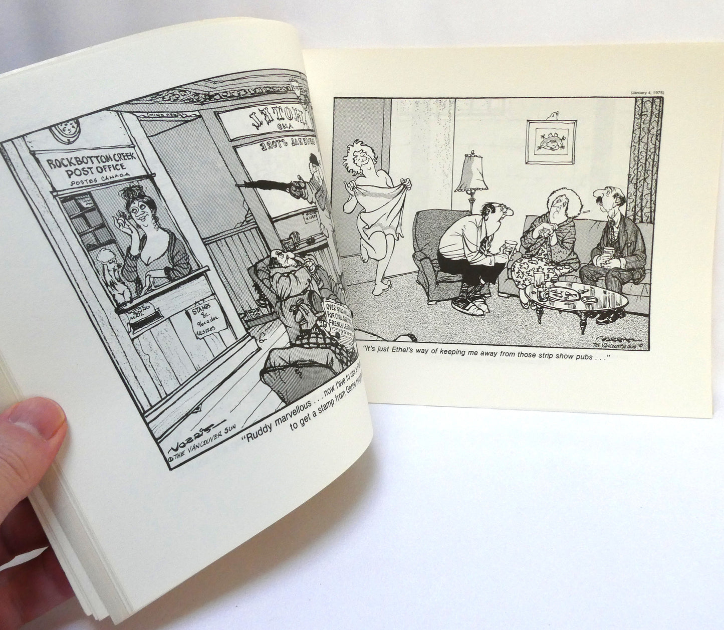 NORRIS, 24th Annual Collection of 101 Cartoons from The Vancouver Sun (1975 1st Ed.)