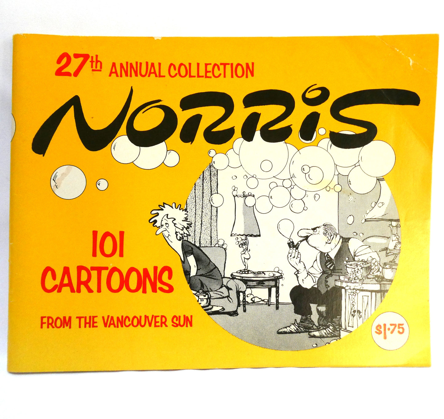 NORRIS, 27th Annual Collection of 101 Cartoons from The Vancouver Sun (1978 1st Ed.)