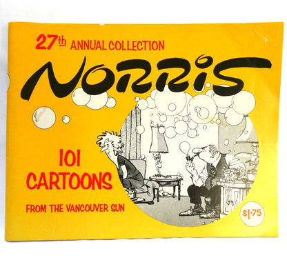 NORRIS, 27th Annual Collection of 101 Cartoons from The Vancouver Sun (1978 1st Ed.)