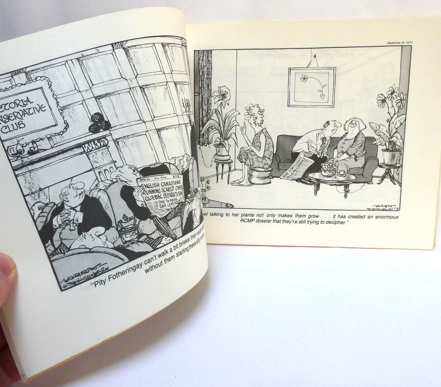 NORRIS, 27th Annual Collection of 101 Cartoons from The Vancouver Sun (1978 1st Ed.)