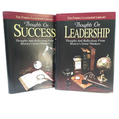 THE FORBES LEADERSHIP LIBRARY, Two-Book Special Package Includes Thoughts on Leadership, and Thoughts on Success