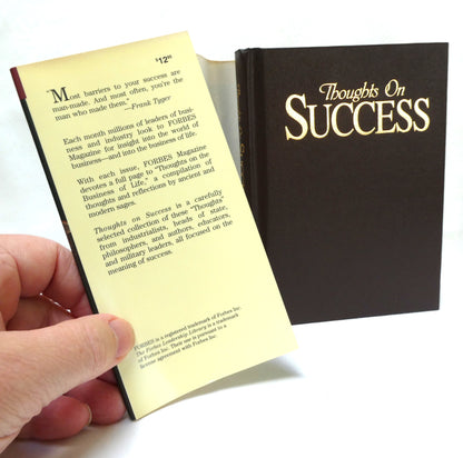 THE FORBES LEADERSHIP LIBRARY, Two-Book Special Package Includes Thoughts on Leadership, and Thoughts on Success