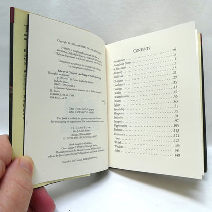 THE FORBES LEADERSHIP LIBRARY, Two-Book Special Package Includes Thoughts on Leadership, and Thoughts on Success