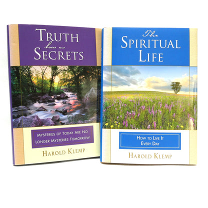HAROLD KLEMP, Two-Book Special Package Includes Truth Has No Secrets, and The Spiritual Life