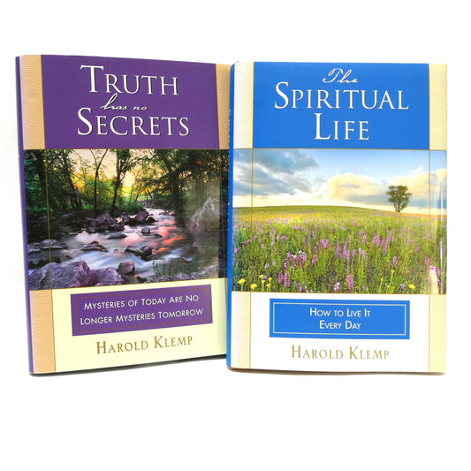 HAROLD KLEMP, Two-Book Special Package Includes Truth Has No Secrets, and The Spiritual Life