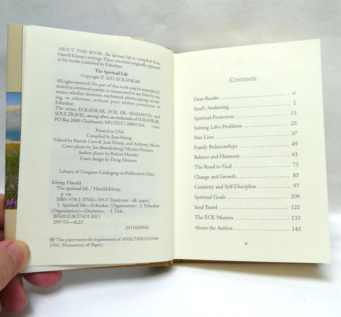 HAROLD KLEMP, Two-Book Special Package Includes Truth Has No Secrets, and The Spiritual Life