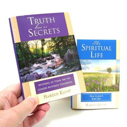 HAROLD KLEMP, Two-Book Special Package Includes Truth Has No Secrets, and The Spiritual Life