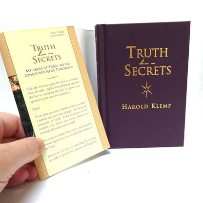 HAROLD KLEMP, Two-Book Special Package Includes Truth Has No Secrets, and The Spiritual Life