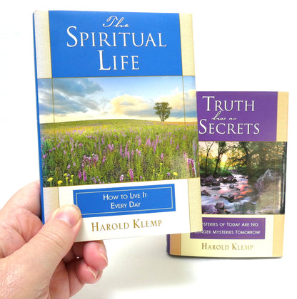 HAROLD KLEMP, Two-Book Special Package Includes Truth Has No Secrets, and The Spiritual Life