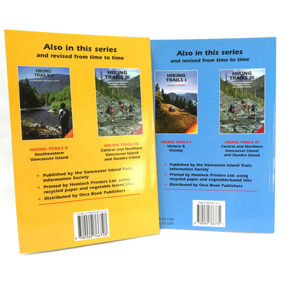 VICTORIA HIKING TRAILS I, and HIKING TRAILS II, Two-Book Special Package by The Vancouver Island Trails Information Society