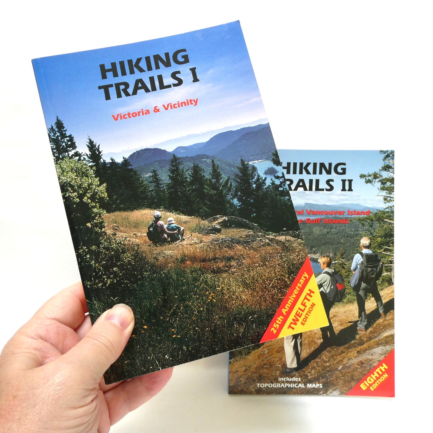 VICTORIA HIKING TRAILS I, and HIKING TRAILS II, Two-Book Special Package by The Vancouver Island Trails Information Society