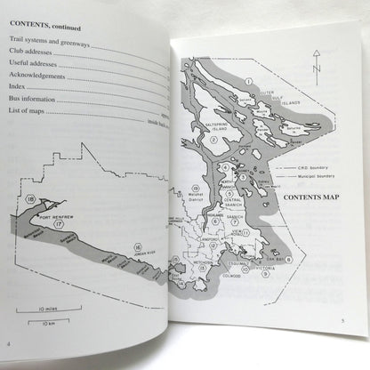 VICTORIA HIKING TRAILS I, and HIKING TRAILS II, Two-Book Special Package by The Vancouver Island Trails Information Society