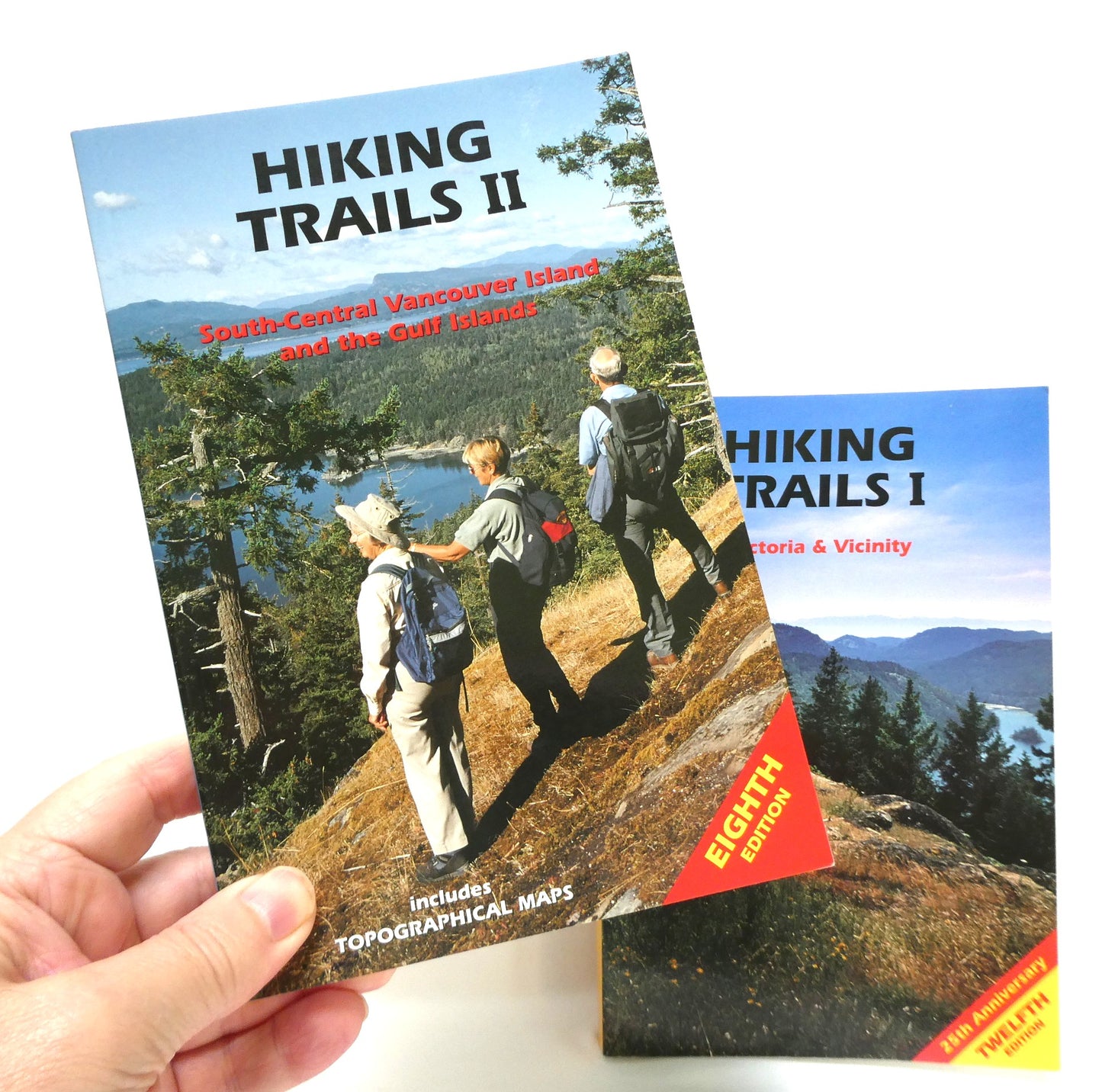 VICTORIA HIKING TRAILS I, and HIKING TRAILS II, Two-Book Special Package by The Vancouver Island Trails Information Society