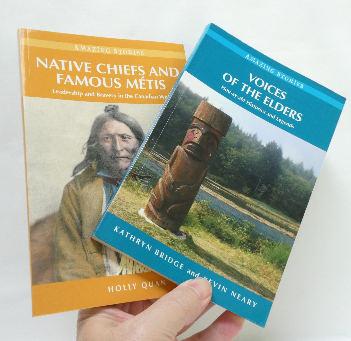 AMAZING STORIES, Two-Book Special Package Includes Native Chiefs And Famous Métis, and Voices of The Elders