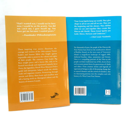 AMAZING STORIES, Two-Book Special Package Includes Native Chiefs And Famous Métis, and Voices of The Elders