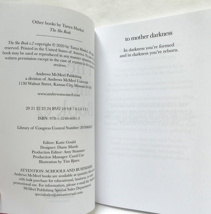 THE SHE BOOK, and THE SHE BOOK VOLUME 2, Two-Book Special Package by Tanya Markul