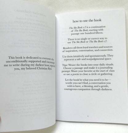 THE SHE BOOK, and THE SHE BOOK VOLUME 2, Two-Book Special Package by Tanya Markul