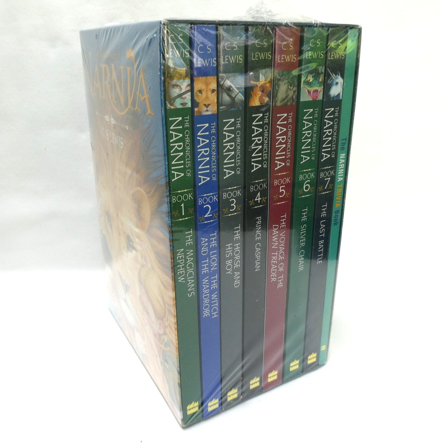 THE CHRONICLES OF NARNIA, BOXED SET of Seven Books, Plus Bonus Narnia Trivia Book by HarperCollins Publishers 2024 (BRAND NEW FACTORY WRAPPED!)