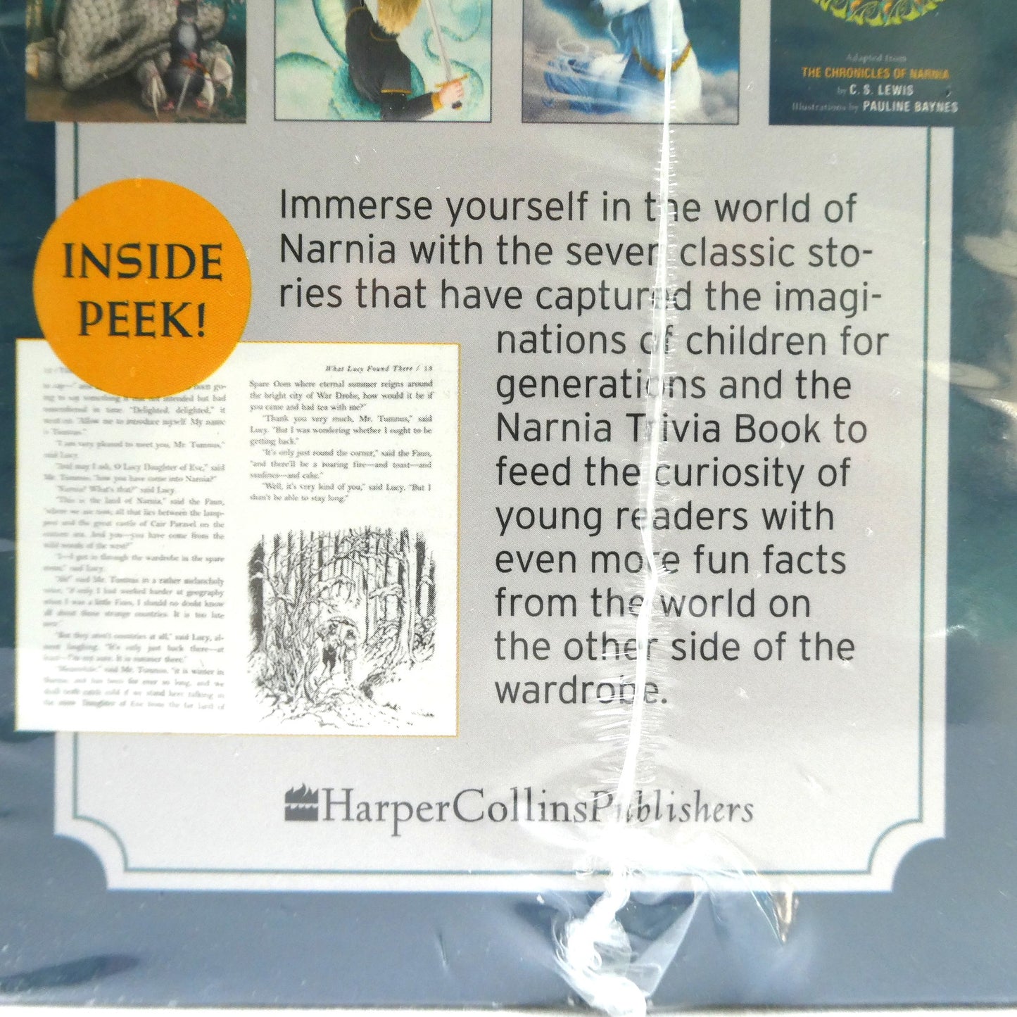 THE CHRONICLES OF NARNIA, BOXED SET of Seven Books, Plus Bonus Narnia Trivia Book by HarperCollins Publishers 2024 (BRAND NEW FACTORY WRAPPED!)