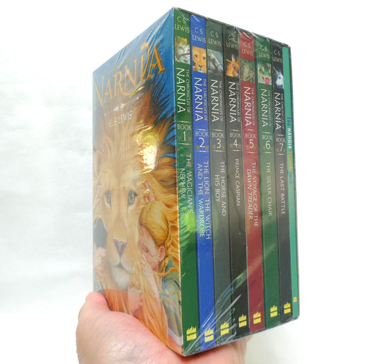 THE CHRONICLES OF NARNIA, BOXED SET of Seven Books, Plus Bonus Narnia Trivia Book by HarperCollins Publishers 2024 (BRAND NEW FACTORY WRAPPED!)