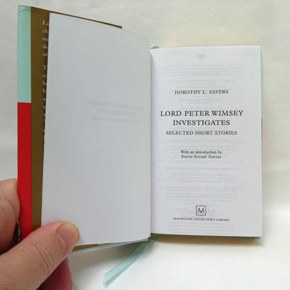LORD PETER WIMSEY INVESTIGATES, Selected Short Stories by Dorothy L. Sayers, 2018