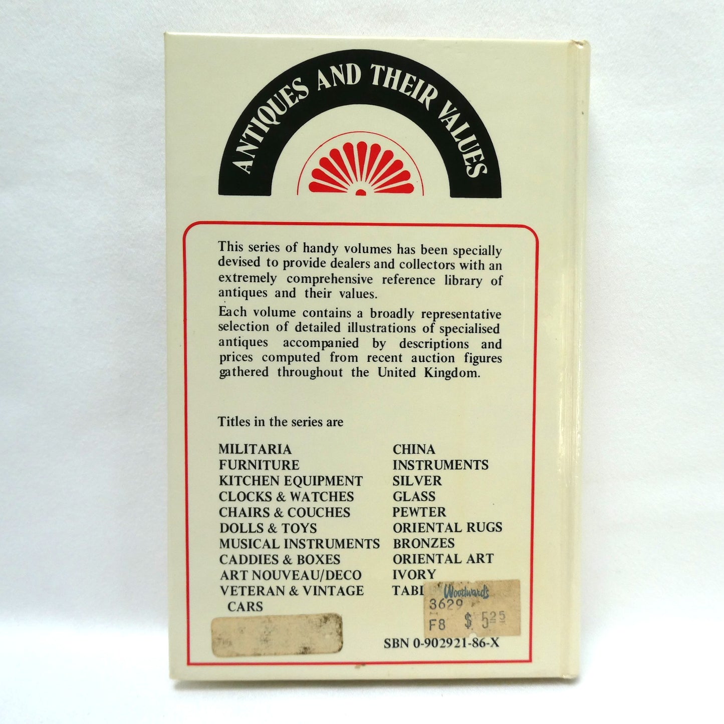 TABLES, ANTIQUES AND THEIR VALUES, Collectors Pocket Guide by Tony Curtis (1979 1st Ed.)