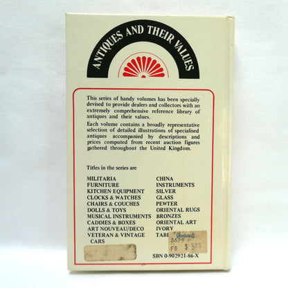 TABLES, ANTIQUES AND THEIR VALUES, Collectors Pocket Guide by Tony Curtis (1979 1st Ed.)