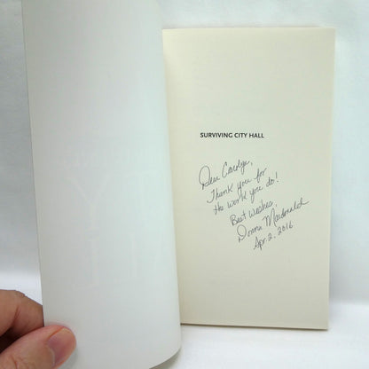 SURVIVING CITY HALL, by Donna MacDonald (1st Ed. SIGNED)