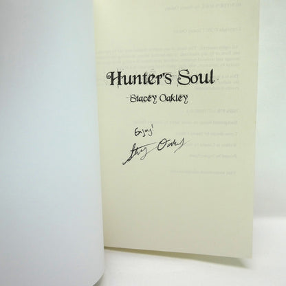 HUNTER'S SOUL, Fantasy Novel by Stacey Oakley (1st Ed. SIGNED)