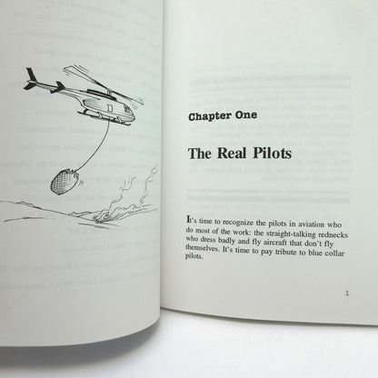 BLUE COLLAR PILOTS, A Humorous Tribute to the Real Pilots in Aviation, by Garth Wallace (1st Ed. SIGNED)